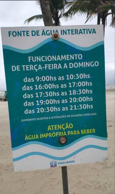 Apartamento 2 Dormitorios E Sacada Gourmet Frente Ao Mar Praia Grande  Exterior photo